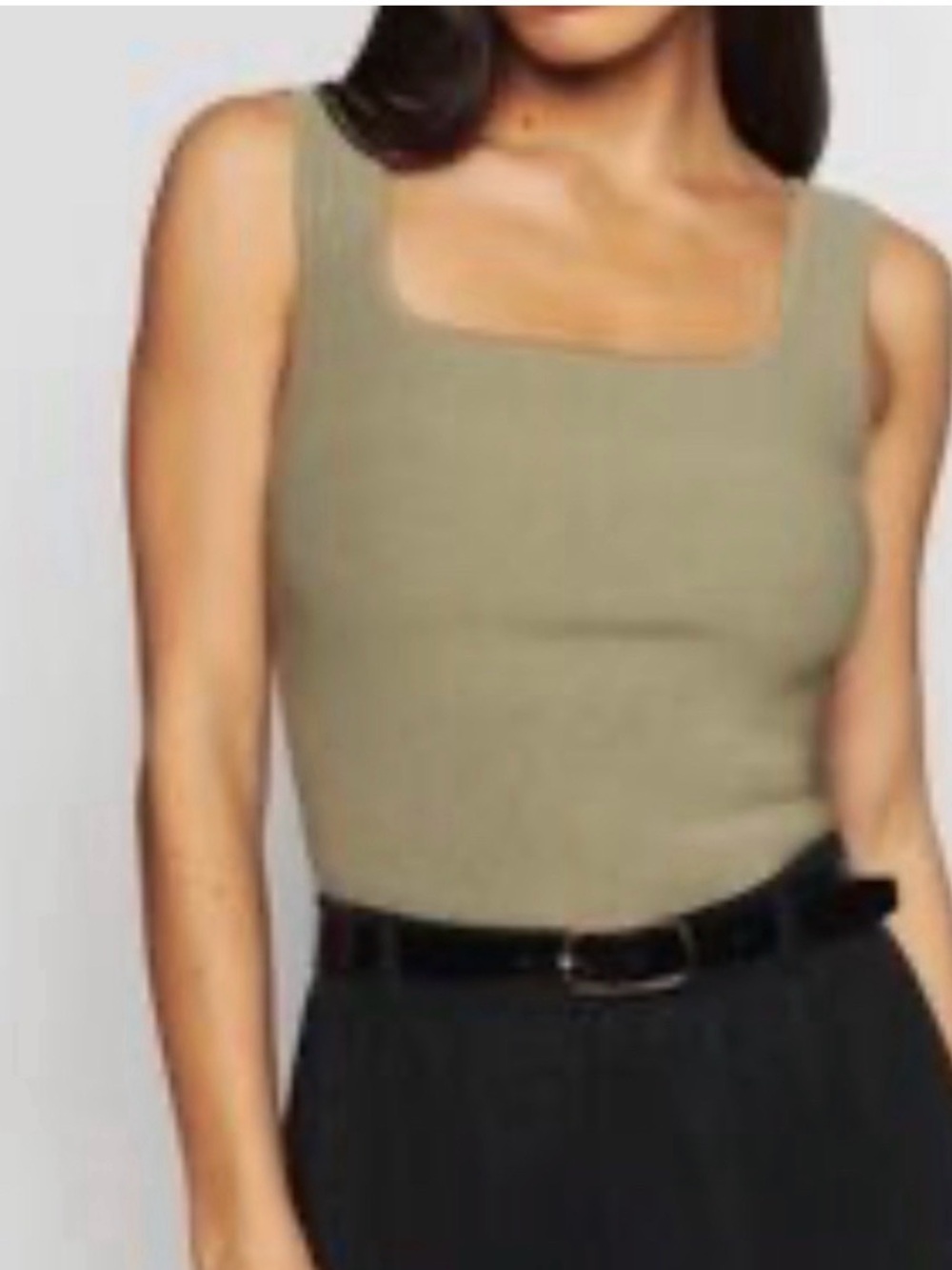 Reformation Julia Ribbed Knit Tank